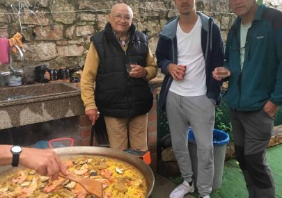 Familia y paella