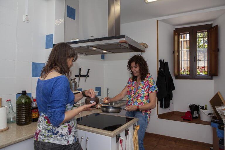 Cocinar compartiendo - Alojamiento en Siguenza familias y grupos